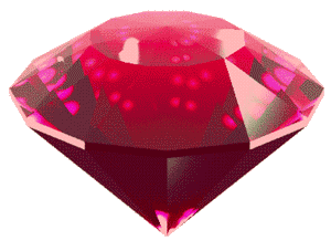 Gif animé bijoux pierre rouge